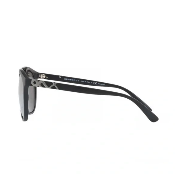 Burberry Polar Grey Mirror Silver round sunglasses for Men